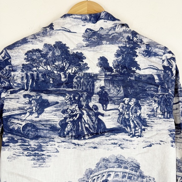 COS French Etoile blue linen set - Picture 6 of 16